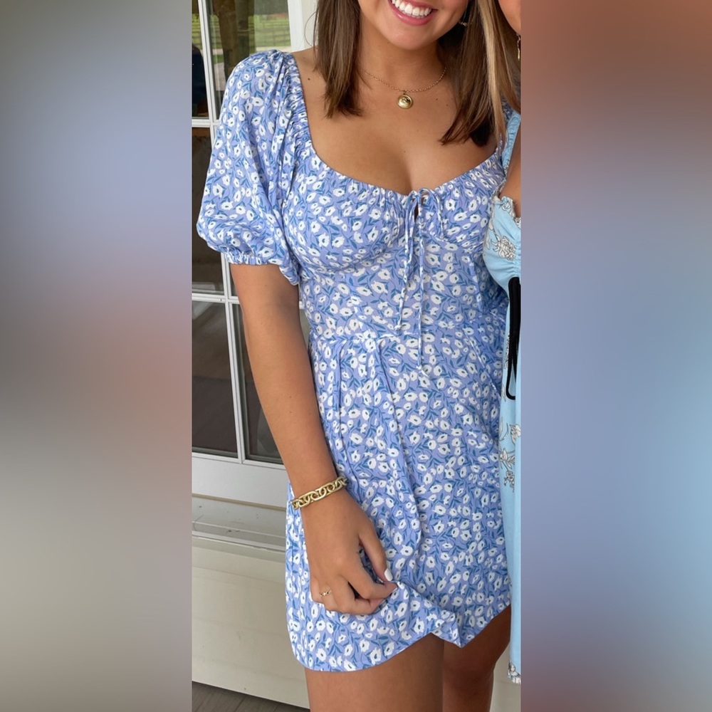 SYLAR + MADISON blue floral dress